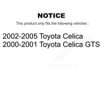 Load image into Gallery viewer, Front Rear Disc Brake Rotors Ceramic Pads And Drum Kit For Toyota Celica