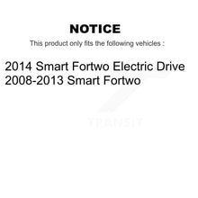 Load image into Gallery viewer, Front Rear Disc Brake Rotors Ceramic Pads And Drum Kit For Smart Fortwo