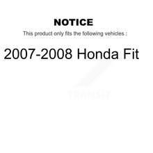 Charger l'image dans la galerie, Front Rear Disc Brake Rotors Ceramic Pads And Drum Kit For 2007-2008 Honda Fit