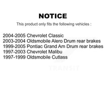 Charger l'image dans la galerie, Front Rear Brake Rotor Ceramic Pad Drum Kit For Pontiac Grand Am Chevrolet Alero