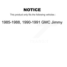 Charger l'image dans la galerie, Front Rear Disc Brake Rotors Ceramic Pads And Drum Kit For GMC Jimmy K8C-102579