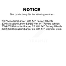 Load image into Gallery viewer, Front Rear Disc Brake Rotors Ceramic Pads And Drum Kit For Mitsubishi Lancer