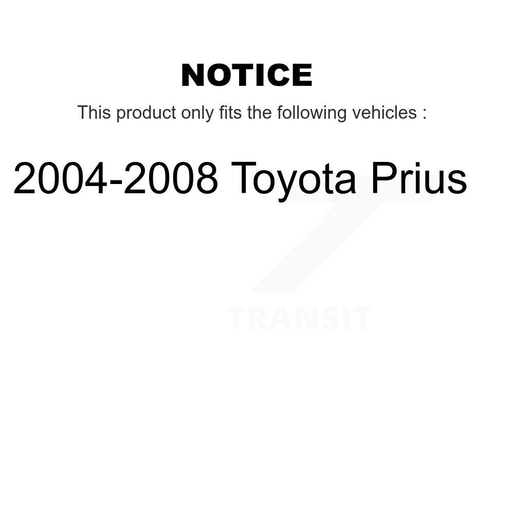 [Front+Rear] 2004-2008 Toyota Prius Premium OE Brake Kit & Ceramic Pads For Max Braking