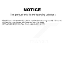Load image into Gallery viewer, Front Rear Disc Brake Rotors And Ceramic Pads Kit For Ford F-150 F-250 HD