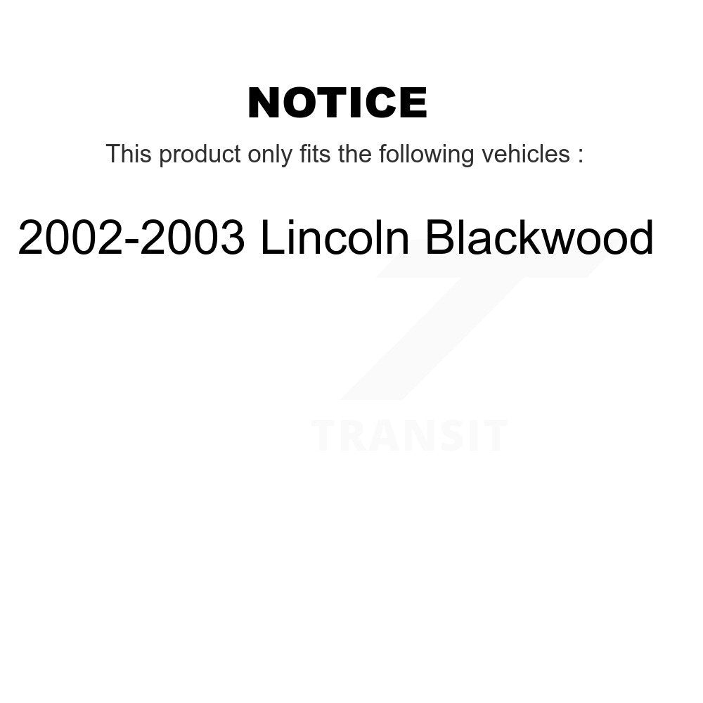 [Front+Rear] 2002-2003 Lincoln Blackwood Premium OE Brake Kit & Ceramic Pads For Max Braking