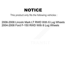 Charger l'image dans la galerie, Front Disc Brake Rotors Hub &amp; Ceramic Pad Kit For Ford F-150 Lincoln Mark LT RWD
