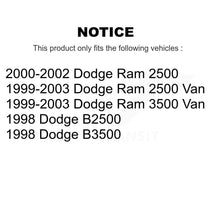 Charger l'image dans la galerie, Front Disc Brake Rotor &amp; Ceramic Pad Kit For Dodge Ram 2500 3500 Van B3500 B2500