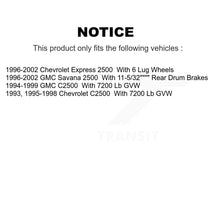 Load image into Gallery viewer, Front Brake Rotors &amp; Ceramic Pad Kit For Chevrolet C2500 Express 2500 GMC Savana
