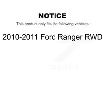 Charger l&#39;image dans la galerie, Front Disc Brake Rotors Hub And Ceramic Pads Kit For 2010-2011 Ford Ranger RWD