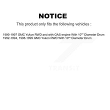 Load image into Gallery viewer, Front Rear Disc Brake Rotors Hub Ceramic Pads And Drum Kit (7Pc) For GMC Yukon