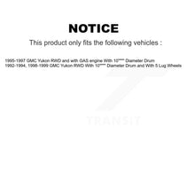 Load image into Gallery viewer, Front Rear Disc Brake Rotors Hub Ceramic Pads And Drum Kit (7Pc) For GMC Yukon