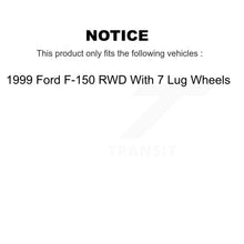 Charger l&#39;image dans la galerie, [Front+Rear] 1999 Ford F-150 RWD Premium OE Brake Kit &amp; Ceramic Pads For Max Braking