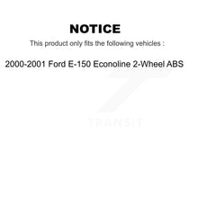 Charger l'image dans la galerie, Front Rear Brake Rotor Ceramic Pad Drum Kit For Ford E-150 Econoline 2-Wheel ABS