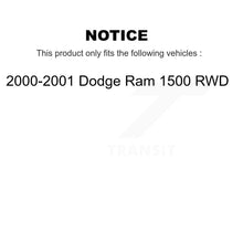 Load image into Gallery viewer, [Front+Rear] 00-01 Dodge Ram 1500 RWD Premium OE Brake Kit &amp; Ceramic Pads For Max Braking