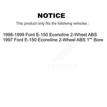 Load image into Gallery viewer, Front Rear Disc Brake Rotors Ceramic Pad Drum Kit (9Pc) For Ford E-150 Econoline