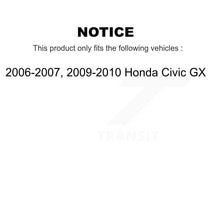 Charger l'image dans la galerie, Front Rear Disc Brake Rotors Ceramic Pads And Drum Kit (9Pc) For Honda Civic GX