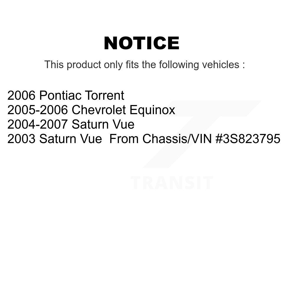 Front Rear Disc Brake Rotors Ceramic Pad Drum Kit (9Pc) For Saturn Vue Chevrolet