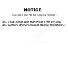 Load image into Gallery viewer, [Front+Rear] 2007 Ford Escape Mercury Premium OE Brake Rotor Drum Kit &amp; Ceramic Pads For Max Braking
