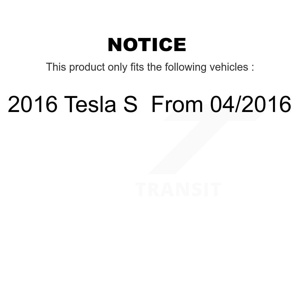 [Front+Rear] 2016 Tesla S From 04 Premium OE Brake Kit & Ceramic Pads For Max Braking