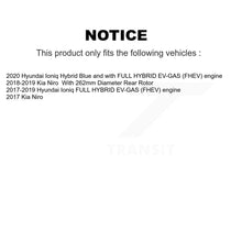 Load image into Gallery viewer, Front Rear Disc Brake Rotors And Ceramic Pads Kit For Kia Niro Hyundai Ioniq
