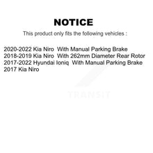 Load image into Gallery viewer, Front Rear Disc Brake Rotors And Ceramic Pads Kit For Kia Niro Hyundai Ioniq