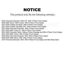 Load image into Gallery viewer, Front Rear Brake Rotor Ceramic Pad Kit For Cadillac Chevrolet Tahoe Escalade ESV