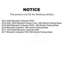 Charger l'image dans la galerie, Rear Brake Rotor And Ceramic Pad Kit For Mitsubishi Outlander Eclipse Cross PHEV