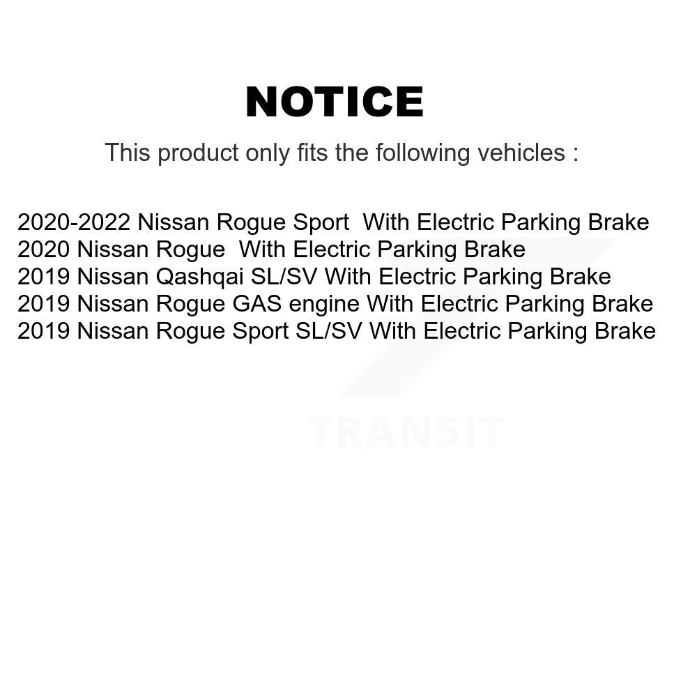 Front Rear Disc Brake Rotors And Ceramic Pads Kit For Nissan Rogue Sport Qashqai