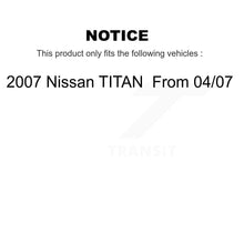 Load image into Gallery viewer, [Front+Rear] 2007 Nissan TITAN From 04 07 Premium OE Brake Kit &amp; Ceramic Pads For Max Braking