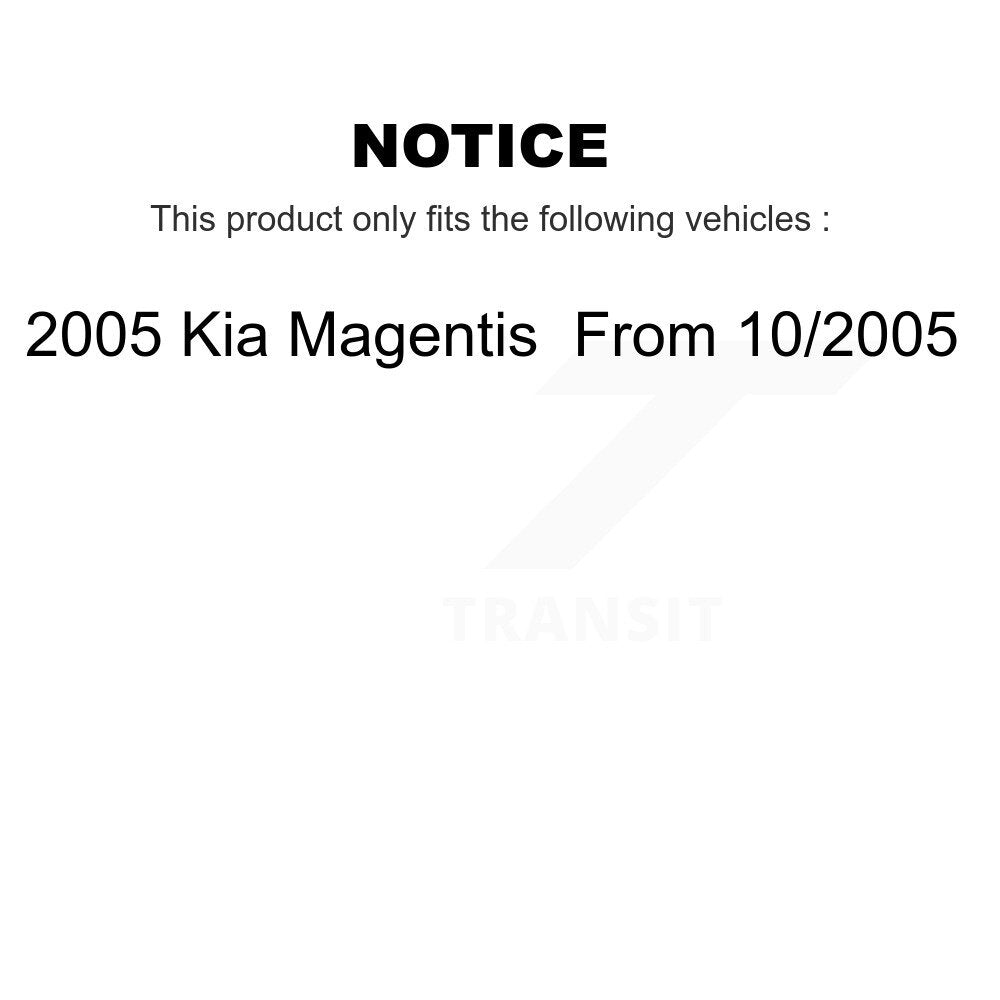 [Front+Rear] 2005 Kia Magentis From 10 Premium OE Brake Kit & Ceramic Pads For Max Braking