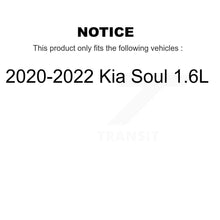 Charger l&#39;image dans la galerie, Rear Disc Brake Rotors And Ceramic Pads Kit For 2020-2022 Kia Soul 1.6L