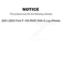 Load image into Gallery viewer, [Rear] 01-03 Ford F-150 RWD With 8 Lug Wheels Premium OE Brake Rotors &amp; Ceramic Pads Kit For Max Braking