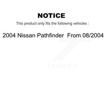 Charger l&#39;image dans la galerie, Rear Disc Brake Rotors &amp; Ceramic Pad Kit For 2004 Nissan Pathfinder From 08