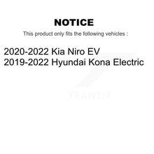 Charger l&#39;image dans la galerie, Front Rear Brake Rotor And Ceramic Pad Kit For Kia Hyundai Niro EV Kona Electric