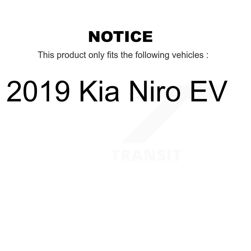 [Front+Rear] 2019 Kia Niro EV Premium OE Brake Kit & Ceramic Pads For Max Braking