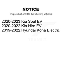 Charger l&#39;image dans la galerie, Rear Disc Brake Rotors And Ceramic Pad Kit For Kia Hyundai Niro EV Kona Electric