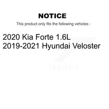 Charger l&#39;image dans la galerie, Rear Disc Brake Rotors And Ceramic Pads Kit For Kia Forte Hyundai Veloster