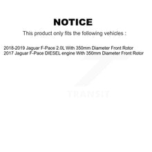 Charger l'image dans la galerie, Front Disc Brake Rotors And Ceramic Pads Kit For Jaguar F-Pace K8C-103374