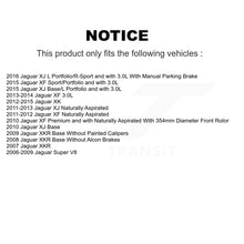 Charger l'image dans la galerie, Front Rear Disc Brake Rotors And Ceramic Pads Kit For Jaguar XF XJ XKR XK