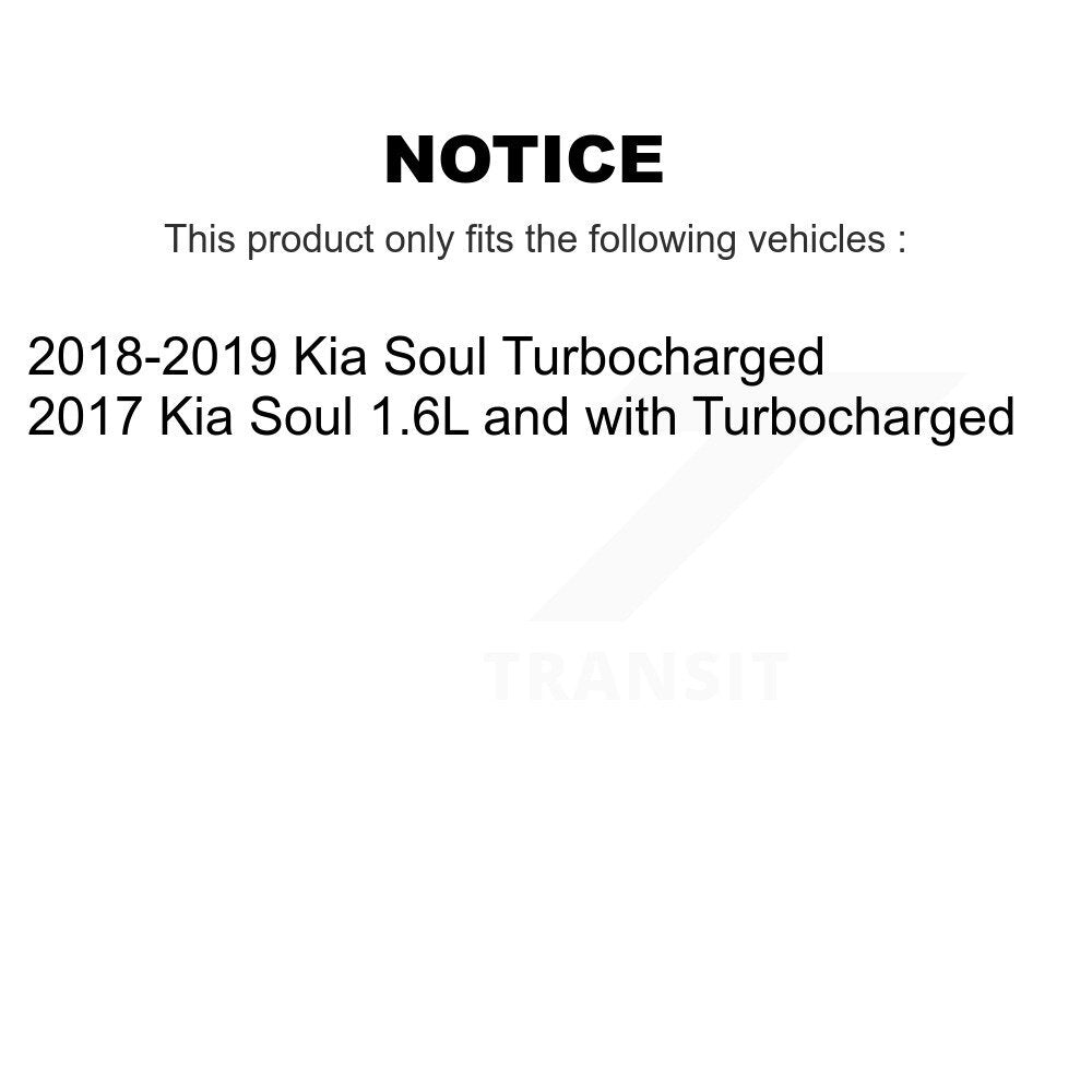 Front Rear Disc Brake Rotors And Ceramic Pads Kit For Kia Soul K8C-103409