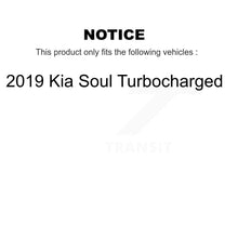 Charger l'image dans la galerie, Front Rear Disc Brake Rotors And Ceramic Pads Kit For 2019 Kia Soul Turbocharged