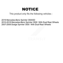 Charger l'image dans la galerie, Front Rear Brake Rotor And Ceramic Pad Kit For Sprinter 3500 Mercedes-Benz Dodge