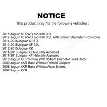 Load image into Gallery viewer, Front Disc Brake Rotors And Ceramic Pads Kit For Jaguar XF XJ XKR XK K8C-103471