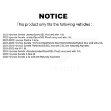 Charger l'image dans la galerie, Front Disc Brake Rotors And Ceramic Pads Kit For Hyundai Sonata Kia K5