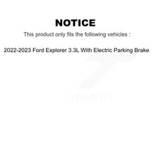 Charger l'image dans la galerie, Rear Brake Rotor &amp; Ceramic Pad Kit For Ford Explorer With Electric Parking