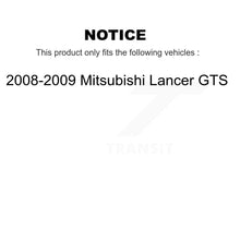 Load image into Gallery viewer, Front Rear Brake Rotors Ceramic Pad Drum Kit For 2008-2009 Mitsubishi Lancer GTS
