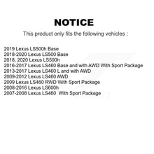 Charger l'image dans la galerie, Front Disc Brake Rotors And Ceramic Pads Kit For Lexus LS460 LS500 LS600h LS500h