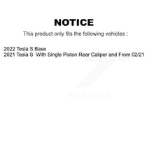 Charger l'image dans la galerie, Rear Disc Brake Rotors And Ceramic Pads Kit For Tesla S K8C-103755