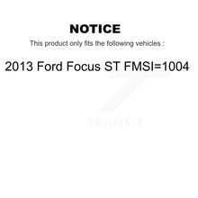 Charger l'image dans la galerie, Front Rear Brake Rotor Ceramic Pad Drum Kit (9Pc) For 13 Ford Focus ST FMSI=1004