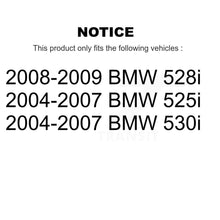 Charger l&#39;image dans la galerie, Rear Disc Rotors Ceramic Pads And Parking Brake Shoes Kit For BMW 530i 525i 528i